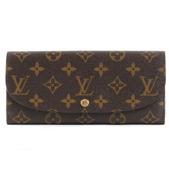 LV ヴィトン 財布 コピー モノグラム M60460 ポルトフォイユ ルイーズ 長財布 ダークブラウン